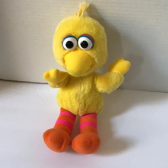 Sesame Street Toys Vintage Tyco Sesame Street Big Bird Plush